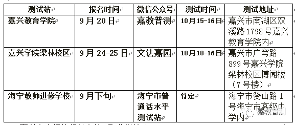 浙江嘉興普通話